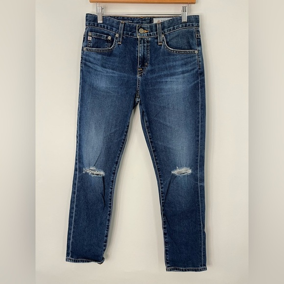 AG 26x27 Ex-Boyfriend Slouchy Slim Jeans 0540 midrise jeans mid rise - Picture 3 of 11